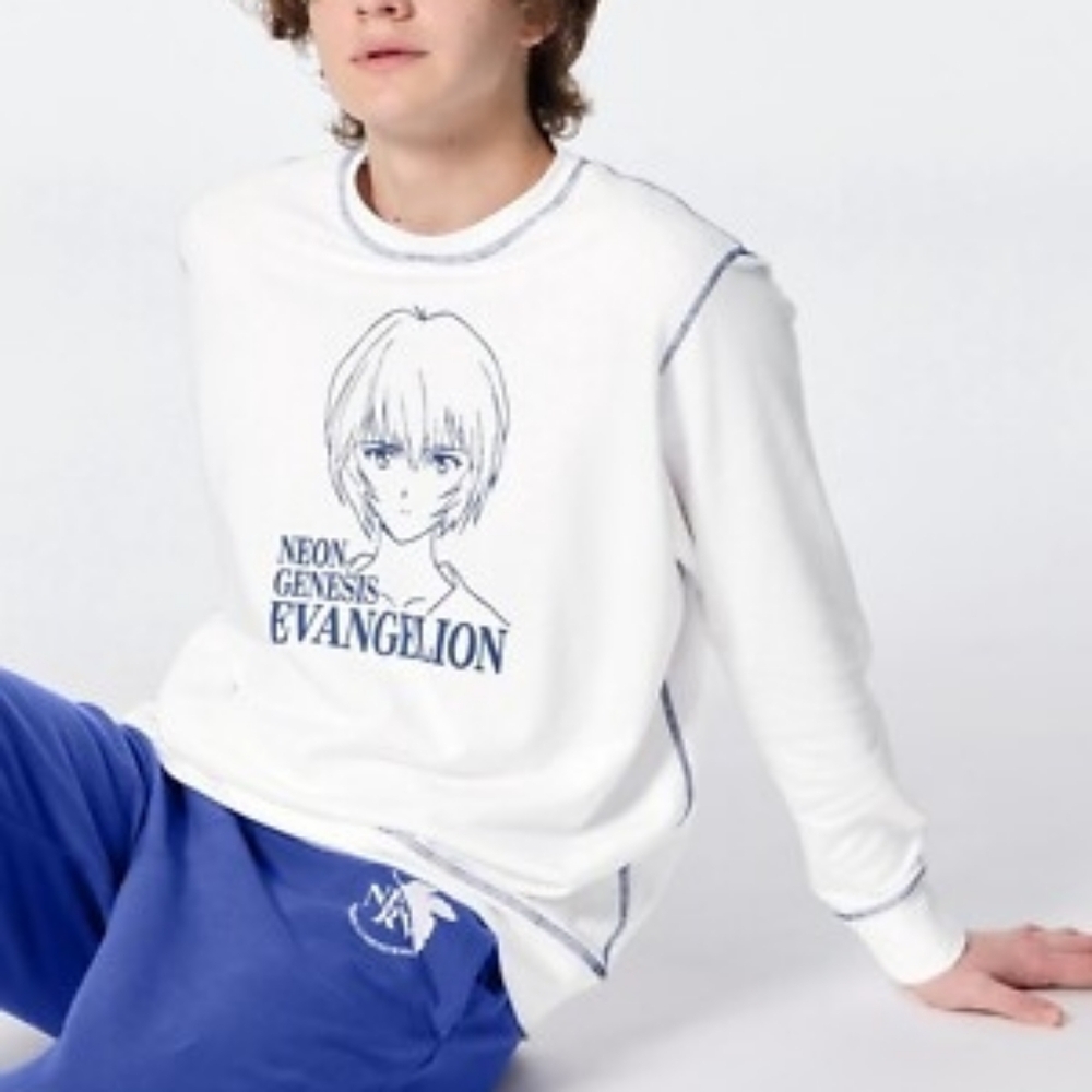 Neon Genesis Evangelion x GU Stretch Soft Lounge Top